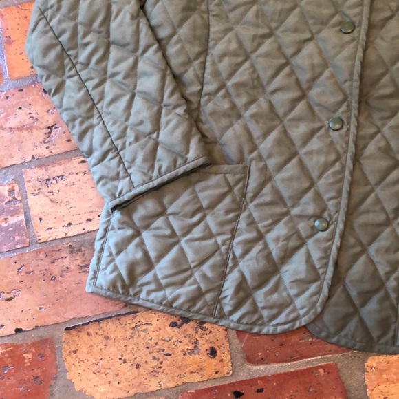 Kim Roger snap up quilted jacket with contrasting plaid interior szM - Picture 4 of 10